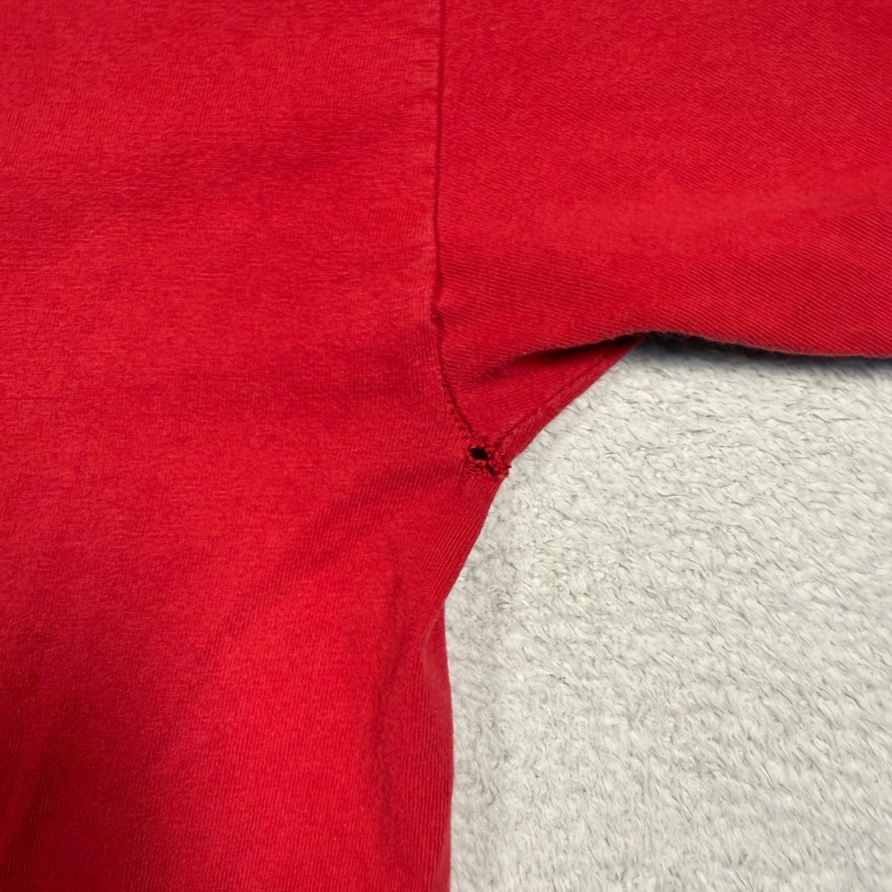Nike‎ T-Shirt Mens Large Red Vintage Y2K Graphic Swoosh Short Sleeve Tee - Picture 9 of 10